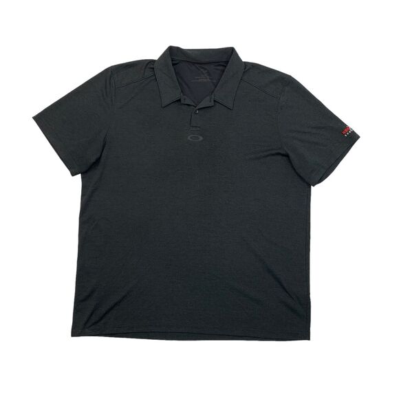Oakley Polo Shirt Mens XL Extra Large Black Performance Nor-Cal Shootout Logo - Picture 1 of 12